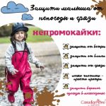 Комбинезоны — непромокайки готовимся к весне