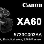 Canon XA60 5733C003AA — профессиональная UHD 4K-видеокамера для бизнеса и продакшена.