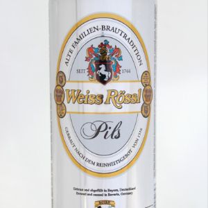 Пиво Вайсс Рёссл Пилс / Weiss Rössl Pils светлое фильтрованное алк.4,9% об. 0,5 л ЖБ (Германия)