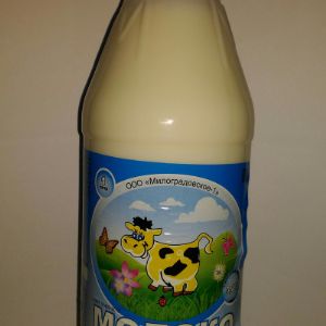 Молоко пастеризованное 3,2%, 1л