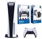 New Sony Playstation 5 Disc Version with Charging Station ControlGrip Pack Bundle