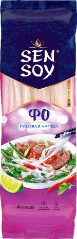 Лапша рисовая лапша "FO-KHO" тонкая плоская PHO Noodles 200 г "Sen Soy"