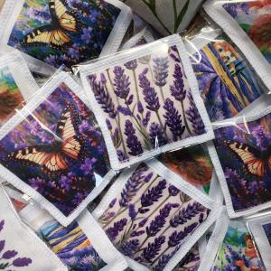 Саше Лаванда оптом (презент в принтом)