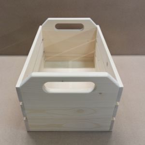 ящик с ручками с фанерным дном