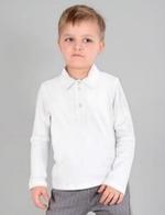 Рубашка-поло с длинным рукавом для мальчика Мамуляндия 24-301-1
