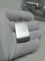 Жетон армейский. Сатин. Нержавейка AISI 201, 50*28*1,6 мм. Заготовка под гравировку. ЖАСт