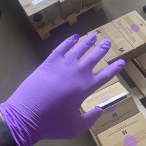Цветные нитриловые перчатки смотровые с текстурой MediOK c РУ
Фиолетовые!
