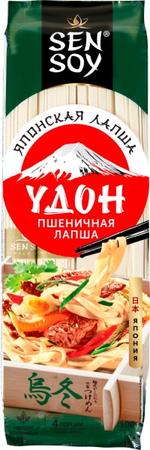 Лапша пшеничная "UDON" плоская для приготовления WOK 300 г "Sen Soy"