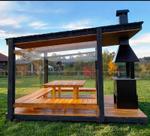 Беседка 3*4м с мангалом