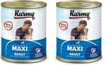 KARMY MAXI Adult Полнорационный консервированный корм для взрослых собак крупных пород с индейкой и гречкой, 850 г.