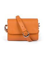 Кожаная сумка Small Keeper оранжевый SK1024