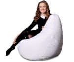 Кресло-мешок Classik Happy-puff Оксфорд XL Миди белый