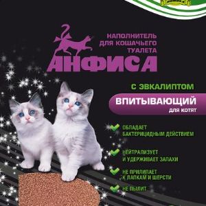 Впитывающий наполнитель для котят с эвкалиптом. Наполнитель специально разработанный для котят премиум класс антибактериальный с запахом эвкалипта