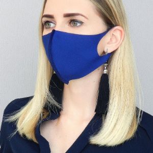 Многоразовая защитная маска из неопрена (синяя)