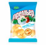 Чипсы карт "ПРЕМЬЕР" (сметана/лук) 110 г