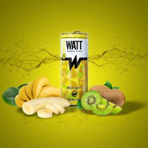 Энергетик WATT  банан-киви
