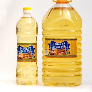 Масло подсолнечное рафинированное дезодорированное высший сорт