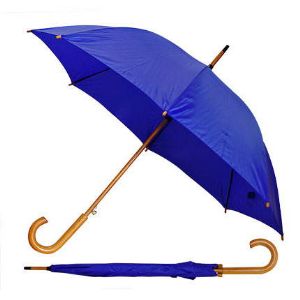 Зонт-трость с деревянной изогнутой ручкой, полуавтомат, цвет купола синий. Цвета в ассортименте.
Цена 480,00р.