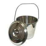 Ведро 15 литров нержавеющая сталь в15