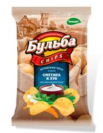 Чипсы карт. "БУЛЬБА CHIPS" (смет./лук) 75 г
