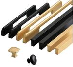 Black Wardrobe Kitchen Cabinet Handles LZI508-38