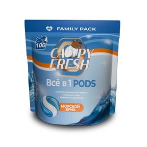 Средство для стирки Capy Fresh с ароматом морской бриз- это стиральные капсулы, которые предлагают решение для эффективной и бережной стирки одежды. В каждой находится уникальный гель и формула, в составе которой антибактериальный эко компоненты с пятновыводителем и кондиционером. Такое сочетание компонентов обеспечивает мощное очищение против пятен, защиту цвета и уход за тканью. Мягкость, свежесть и дополнительные преимущества, такие как предотвращение образования катышков, облегчение глажки и антистатический эффект, достигаются благодаря кондиционеру, входящему в состав капсулы. Ну и конечно, для невероятного запаха белья при стирке.

Продукт жидкий суперконцентрат капифреш. Надежность и эффективность средства обеспечивается супер концентрированной формулой, которая проникает в структуру ткани, расщепляет и связывает частицы грязи, пятен и пыли. Подходят для стирки различных материалов, включая хлопок, лен, синтетические волокна и смешанные материалы, а так же для детского белья. Используйте для белого, цветного и черного. Одна гранула на все случаи. Более того, они подходят для всех типов стиральных машин, так же эта бытовая химия подходит для септик.