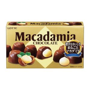 Орех макадамия в шоколаде Япония. Премиальный орех Макадамия в  великолепном шоколаде.
 Макадамия от ЛОТТЕ Япония.