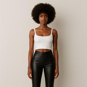 Брюки из экокожи