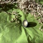 Ручка мебельная кнопка бронзовая RS 8349 AB