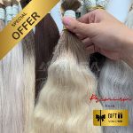 Bulk Hair Extension Natural Wave Nasa Hair Ombre Color 0038