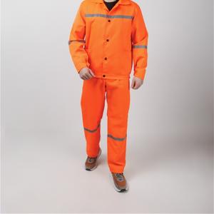 Китель+комбинезон, состав 45%хб 55%пэ, плотность 200-220, ткань Заря (Грета), цвет оранжевый