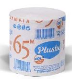 Туалетная Бумага Plushe EcoPlushe 65метров, 1слой, серая, без втулки, 32 в упаковке 3076