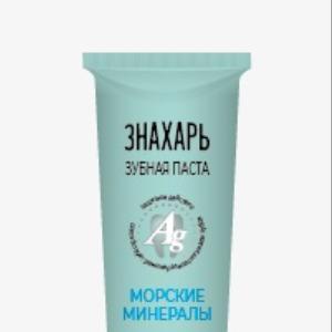 Зубная паста Знахарь Морские минералы 100 гр