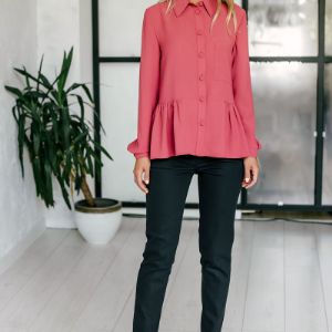 Комплект жен М 288 (двойка блузка + брюки джинсовые)