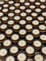 Свеча ароматическая 100мл в янтарной банке