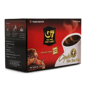 Растворимый кофе  фирмы «Trung Nguyen» Чёрный кофе «G7»
В 1 упаковке 15 пакетиков по 2 грамма.