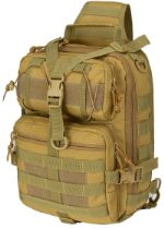 Рюкзак через плечо Tactical Sling Military EDC Assault Range Bags Черный, песочный, зеленый