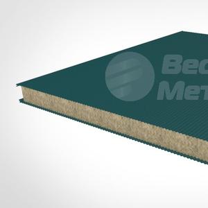 Стеновые сэндвич панели с Минватой 50 RAL 5021 Бирюзовый