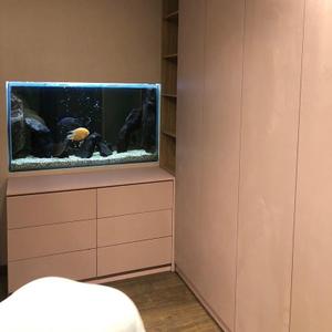 Шкаф из лдсп Egger, цвет розовый антик