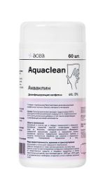 Дезинфицирующие салфетки " Aquaclean плюс " 60 шт