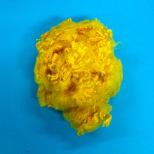 Polyester fiber Yellow 3DX38mm
