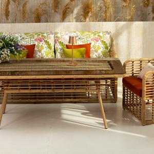 Обеденный стол Блисс из искусственного ротанга от Malacca