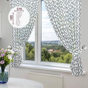 Представляем вам стильные короткие шторы ГАЛАНТ, которые станут идеальным дополнением к вашей кухне! Этот комплект из двух штор из прочного и практичного репса, выполненных в классическом стиле, создаст уютную атмосферу в вашем доме. Длина штор 180 см идеально подходит для кухонных окон. Шторы ГАЛАНТ не только украсят ваш интерьер, но и обеспечат комфортный уровень освещения, защищая от яркого солнца. Благодаря антикоготь эффекту, шторы сохранят свой безупречный вид даже при активном использовании. В комплект входят два подхвата, которые позволят вам красиво драпировать шторы и регулировать уровень естественного света в помещении. Эти шторы легко стираются и быстро сохнут, что делает их очень удобными в уходе. Создайте уютную и стильную атмосферу на вашей кухне с шторами ГАЛАНТ!