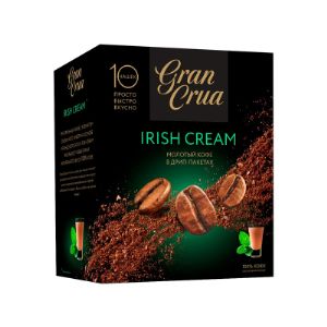 Coffee &#34;Gran Crua&#34; Ирландский крем                               
1 упаковка - 10 пакетиков