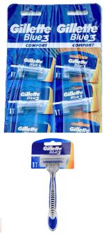 Станок для бритья GILLETTE Blue 3 comfort. ! 10шт. в упаковке !