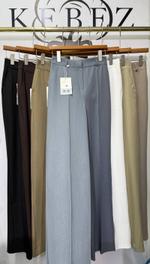 Прямые брюки со строчкой — идеальный баланс комфорта и стиля•