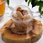 Печенье с шоколадом и солью, стакан