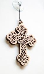 Крест на присоске с орнаментом