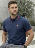 Футболка поло BINS Синяя