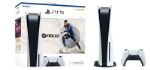 Sony Playstation 5 Disc Console Bundle, With FIFA 23 Voucher & Dualsense White Controller, Hyper Motion 2 Technology, 825GB SSD Storage, Asian / International Version, White — Black 112970